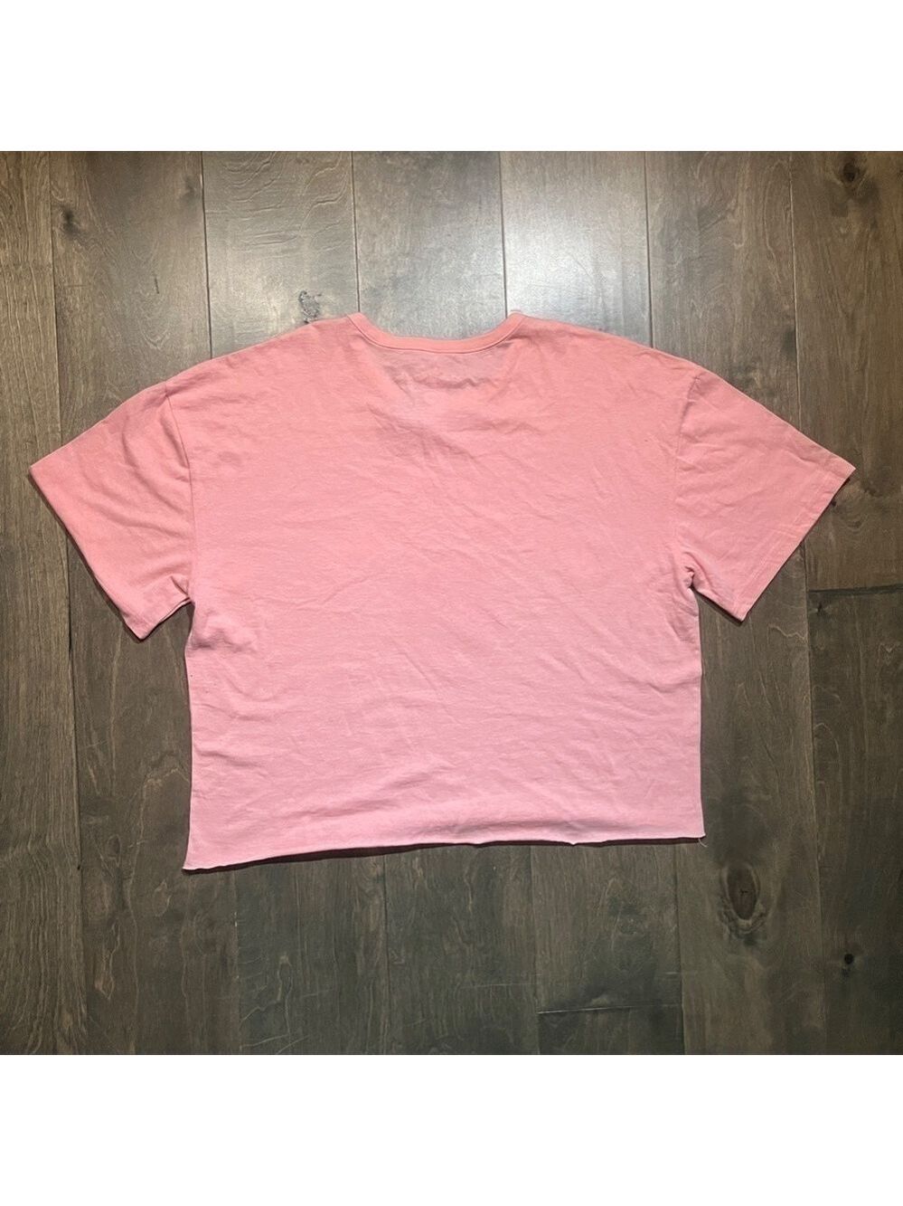NWT THE ROLLING STONES PINK Cut off with Lips - Picture 3 of 3